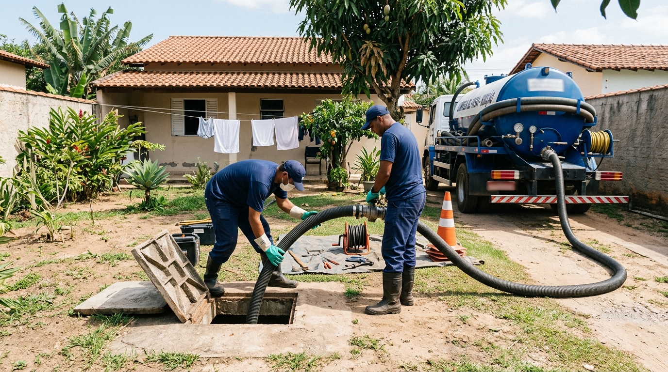 Manutenção de Fossa em Joinville‑SC